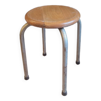 60's school stool