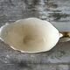 Villeroy & Boch Mettlach ivory and gold sauce boat