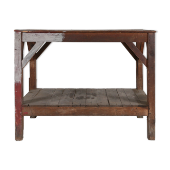 Table console industrielle Ca.1920