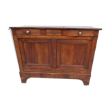 Chest 3 drawers, 2 doors in solid oak