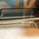 Table en laiton et verre