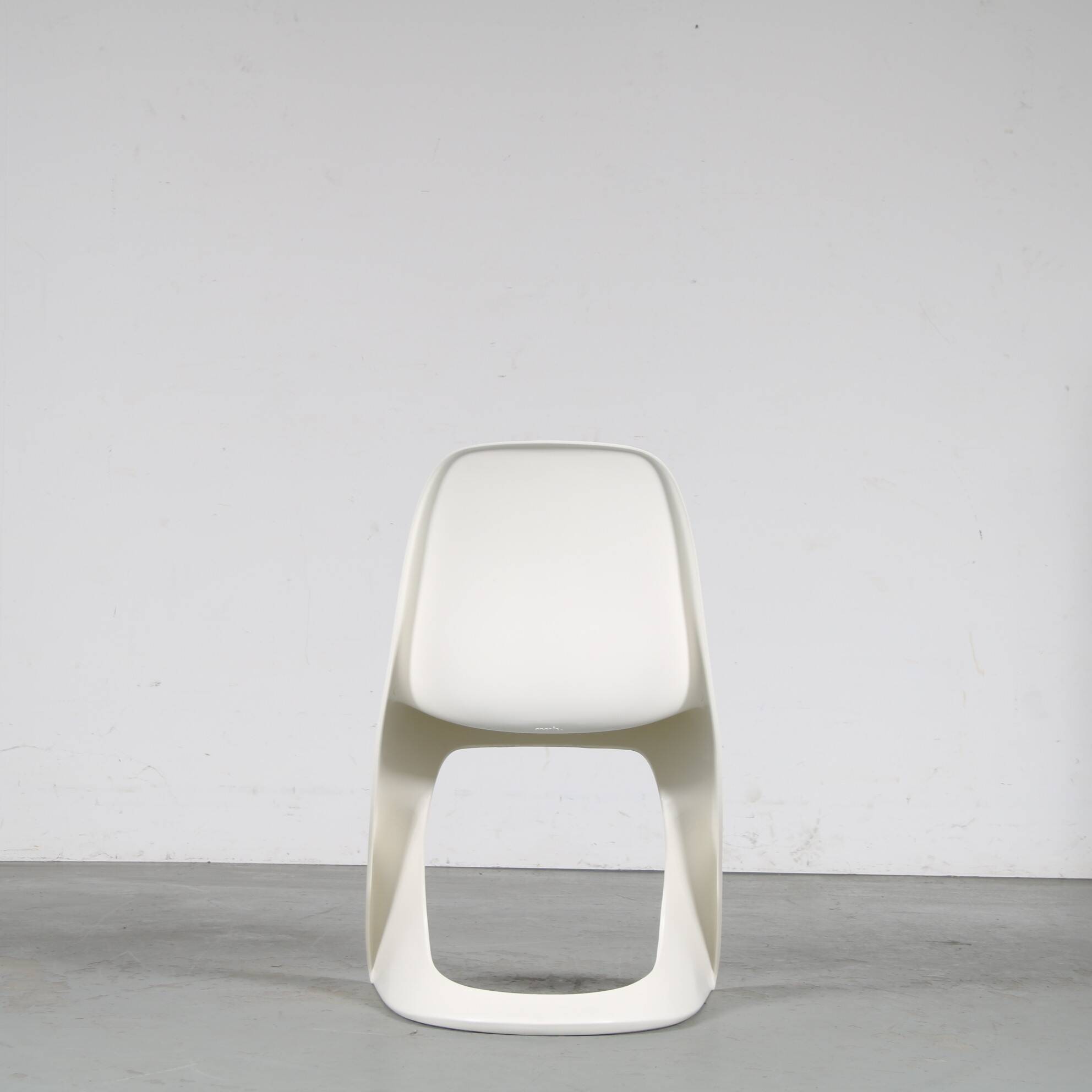 White “Casalino” chair from the 2000s by Alexander Begge for Casala, Germany – Large stock!