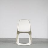 Chaise blanche « Casalino » des années 2000 par Alexander Begge pour Casala, Allemagne – Grand stock !