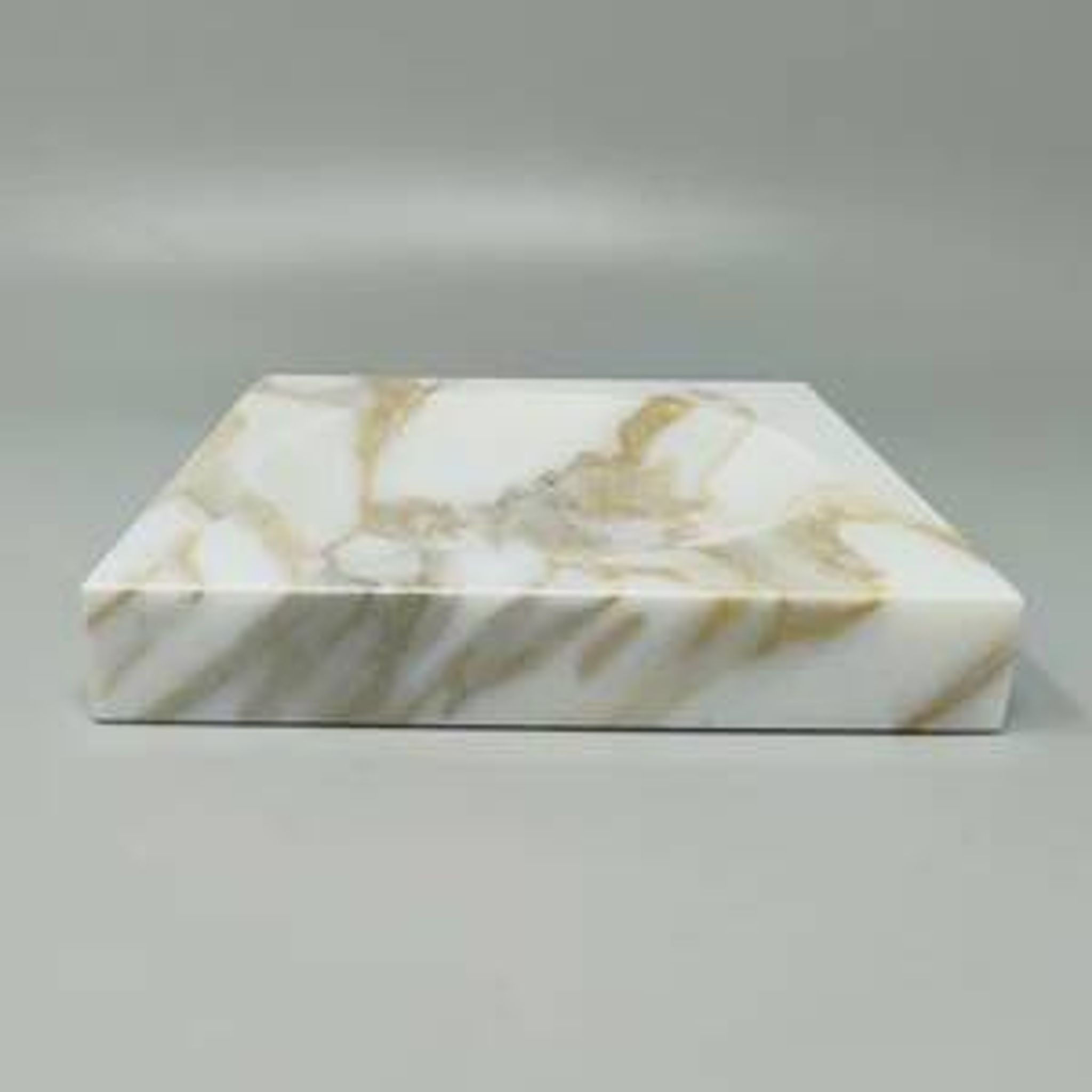 1960s mid-century modern Italian onyx smoking set with table lighter & ashtray