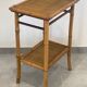 Table d'appoint, desserte en bambou et bois, vintage