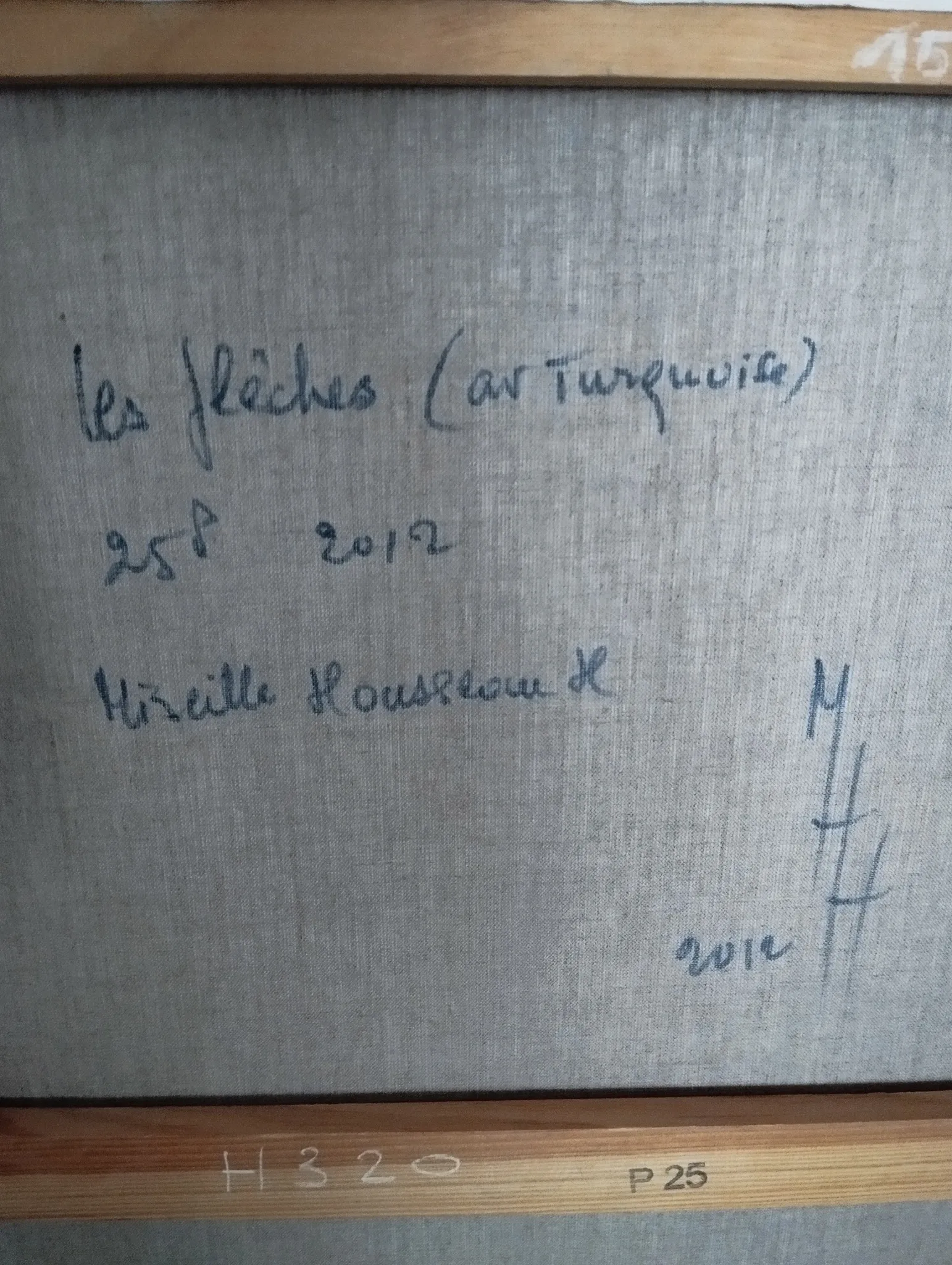 Mireille Housseau Hassid acrylic on canvas signed titled dated 2012