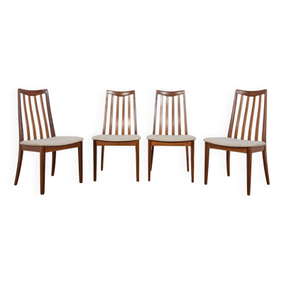 Chaises de salle à manger en teck du milieu du siècle par Leslie Dandy pour G-Plan, Royaume-Uni,
