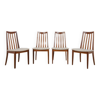 Chaises de salle à manger en teck du milieu du siècle par Leslie Dandy pour G-Plan, Royaume-Uni,
