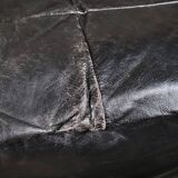 Player black leather sofa by Hans Hopfer for Roche Bobois, 1972