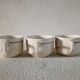3 tasses terre de fer Lunéville