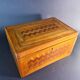Marquetry Jewelry or Keepsake Box – Vintage Elegance in Pre-Cut Wood