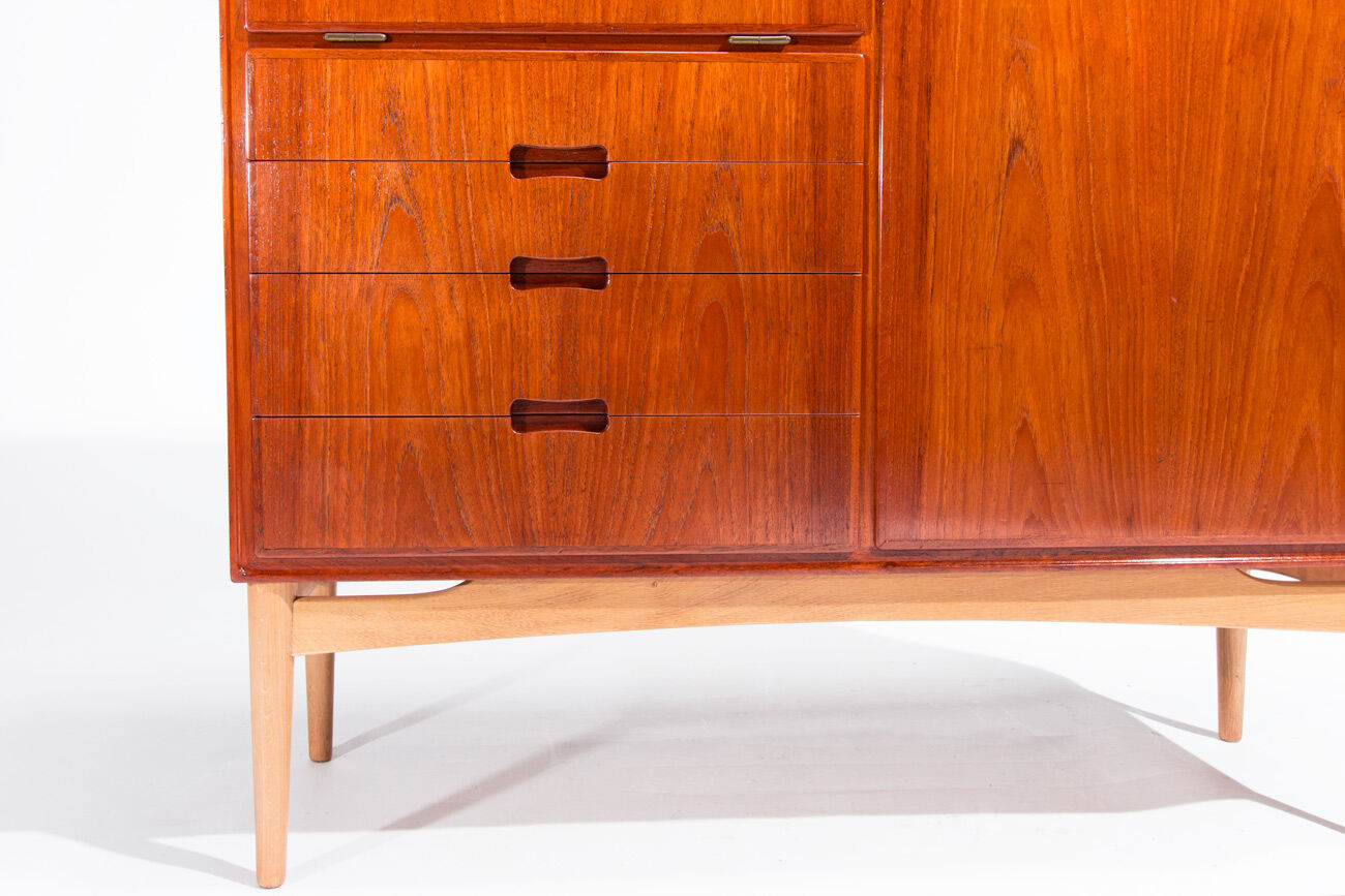 Mid Century Teak & Oak Cabinet, Danish 1950’s