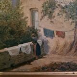 Giuseppe canella (1788 - 1847) italian painting, 1840s