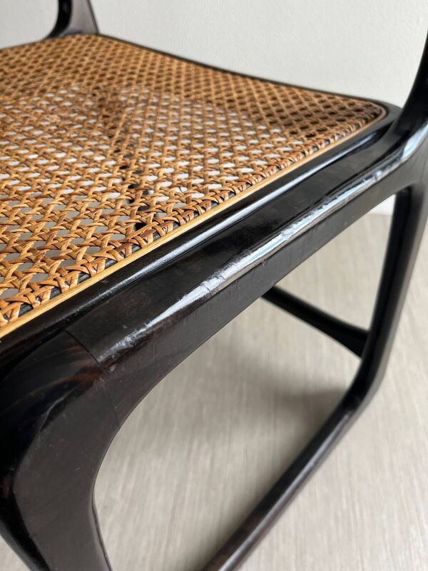 Chaise traîneau Baumann vintage