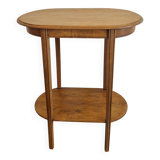 Vintage solid wood side table - 1940s/1950s