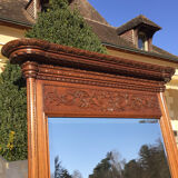Oak mirror
