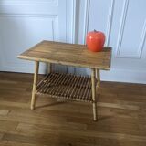 Table basse en rotin