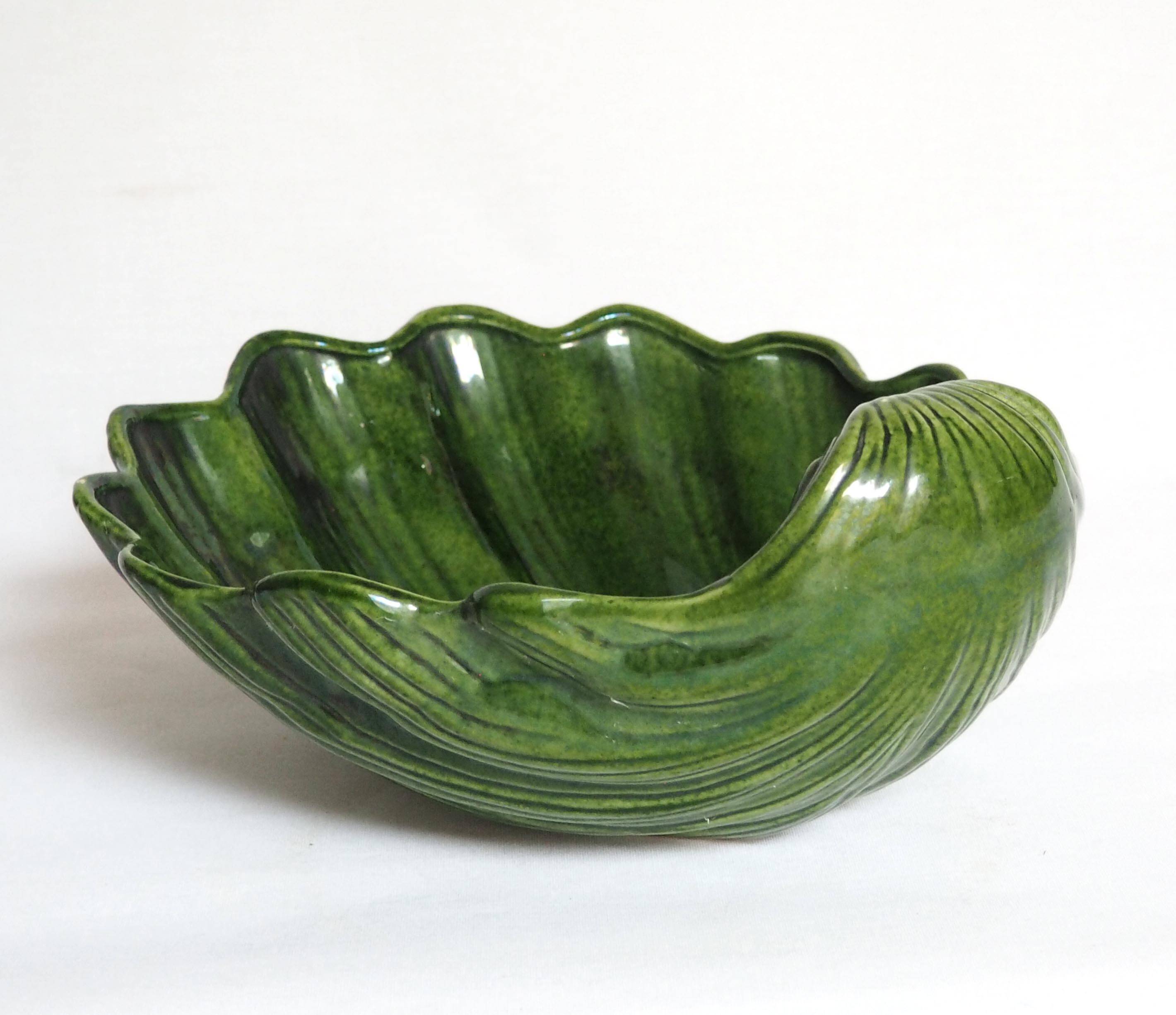 Saladier bénitier vert