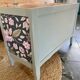 Wooden chest for toys or storage with a green and wood makeover