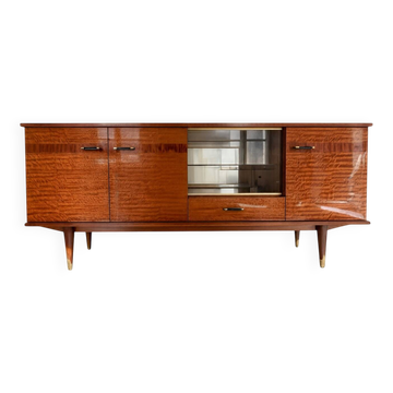 Large vintage sideboard from the 50s/60s, 210 cm.