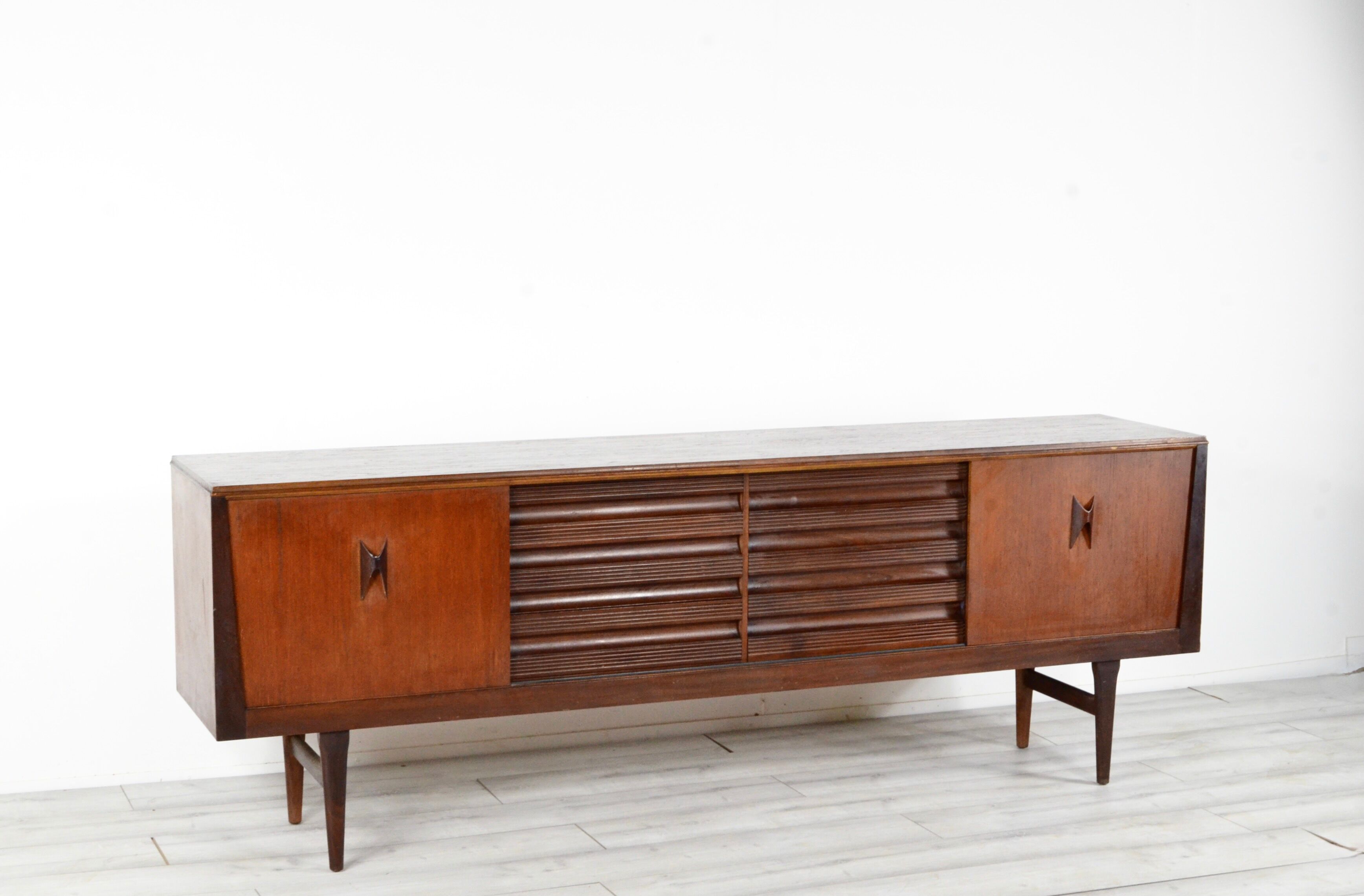 Midcentury teak sideboard long john by elliots of newbury