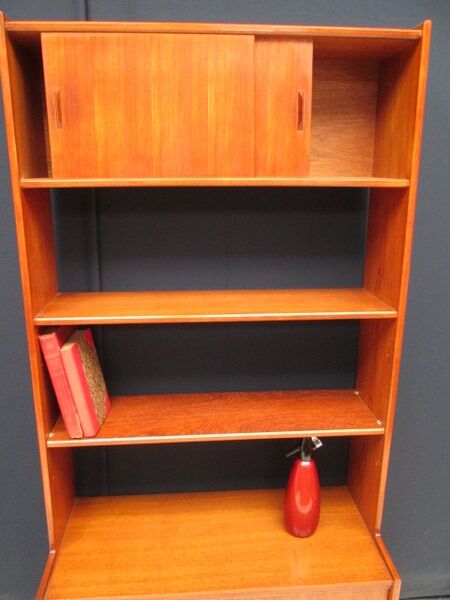Vintage teak library