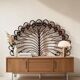 Large "Peacock" rattan headboard – Peacock model – France, 1970s