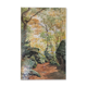 Table Aquarelle of the beginning of the 20th century: "Forest of morvan"