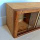 Casier vitrine en bois
