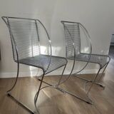Paire de chaises, design Till Behrens, années 80