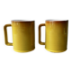 2 mugs en céramique de Paul Badié poterie de la Brague années 70
