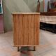 Vintage 3-door bamboo and rattan sideboard 50