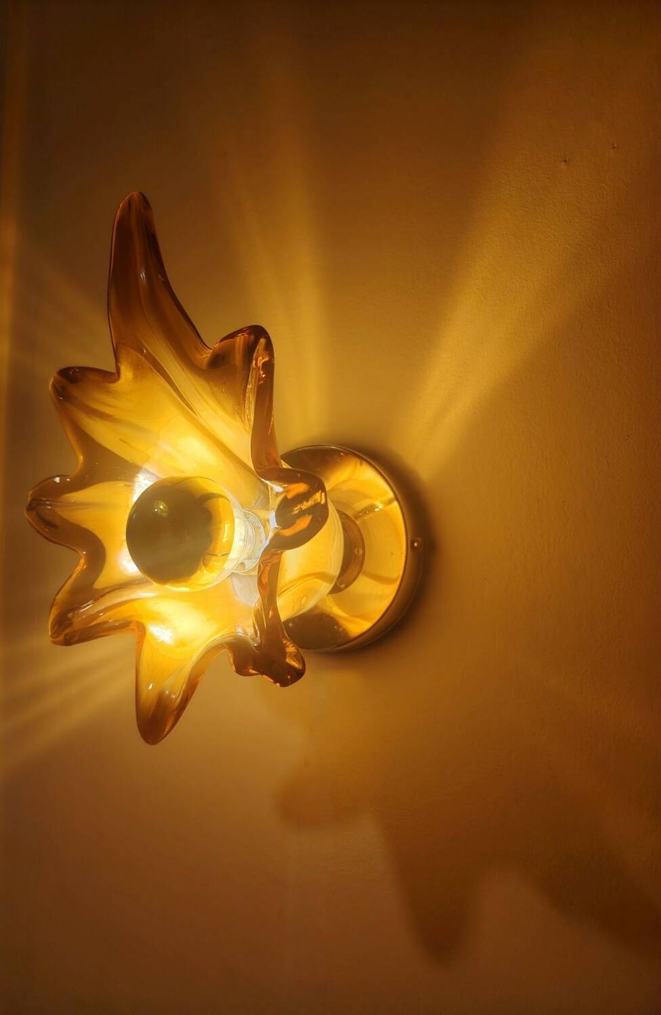 Murano vintage wall light
