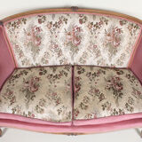 Sofa and Chair french Walnut carved