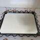 Wrought iron tower mirror