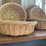 Lot of 5 round baskets