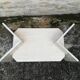 Travertine coffee table