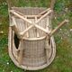 Fauteuil enfant corbeille en rotin