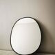 Miroir rond charbon 31 cm