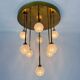 Mid-century design Christoph Palme ceiling lamp, 1980s