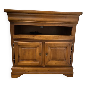 Meuble TV merisier