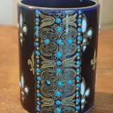 Pair of ancient enamelled ceramic pyrogens