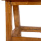 Ancient Burmese teak bench