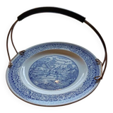 Blue pattern flat plate Very good condition