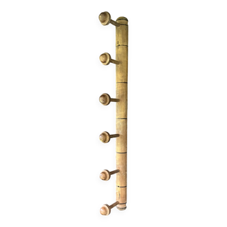Wooden wall hook, 6 hooks