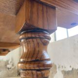 3m oak table from 1950 with its extensions
