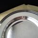 Half hollow serving dish in silver metal 32.5 cm