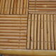 Table de chevet rotin vintage