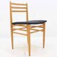 Ensemble de quatre chaises de salle à manger des années 1970, design scandinave.