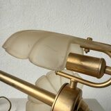 Shell and brass chandelier from the 70s